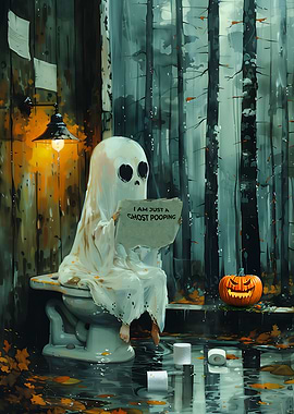 Just a Ghost Pooping