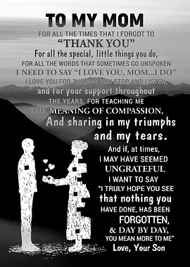 To My Mom Gift For Mom