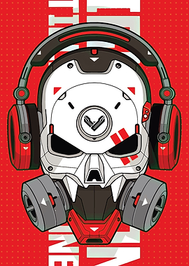 TECHNO AKUMA SKULL HELMET