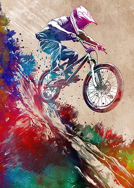 Mountain biker sport