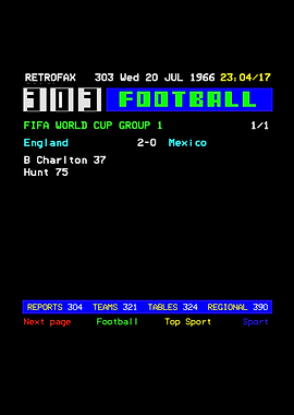 1966 England v Mexico WC