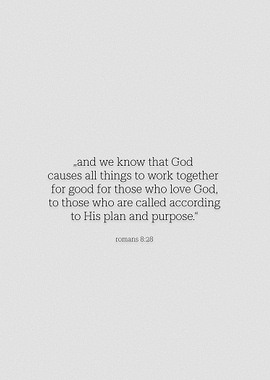 romans 8 verse 28