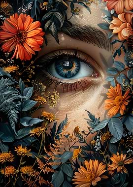 Vintage View into Nature