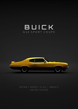 Buick GSX Yellow Specs