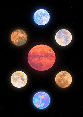 Moon Collage