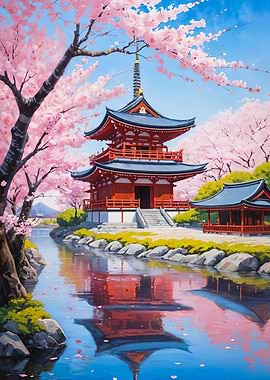 Japanese Temple Artwork