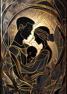 Loving Family Embrace