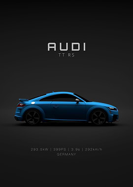 Audi TT RS 2021 Blue Spec