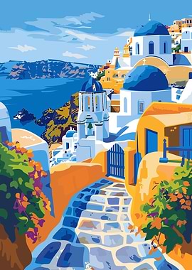 Greek Island Santorini