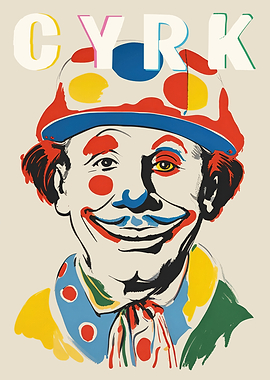 Polish Circus Retro Poster