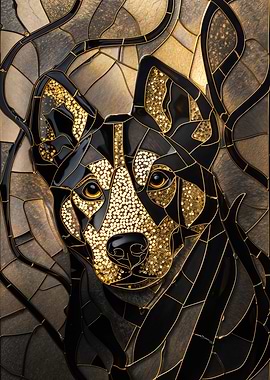 Shiba Inu Dog Elegance
