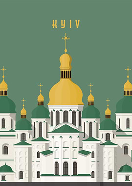 Kyiv Travel Poster