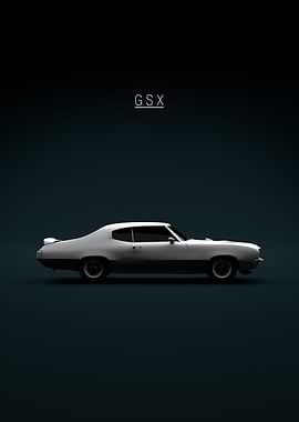 1970 Buick GSX White