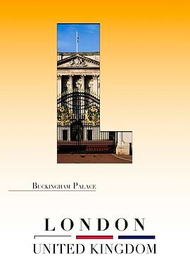 London UK Icon Letter L