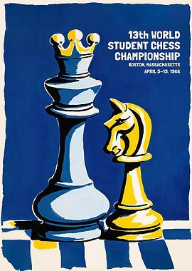 Vintage Chess Poster