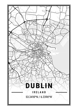 Map of Dublin