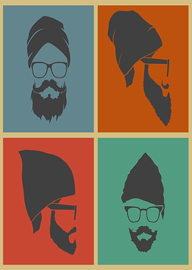 Artwork Retro Beard