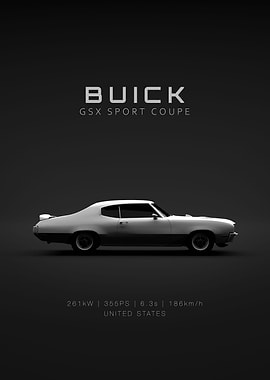 Buick GSX White Specs 1970