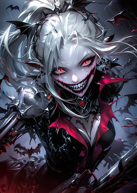 Psychodelic Gothic Girl