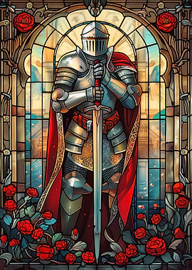 Knight Stained Glass