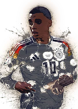 Jamal Musiala Splatter