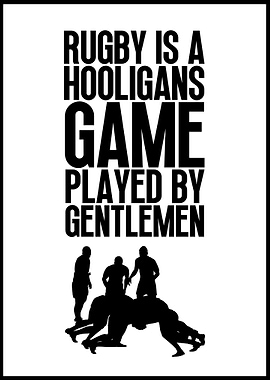 Rugby Quote Art