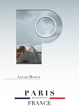 Parisian Pyramid Letter P