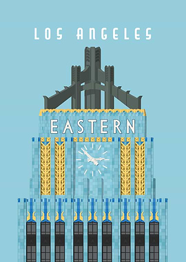 Los Angeles Travel Poster