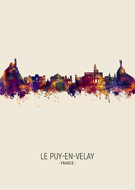Le Puy en Velay Skyline