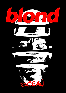 blond ocean black white