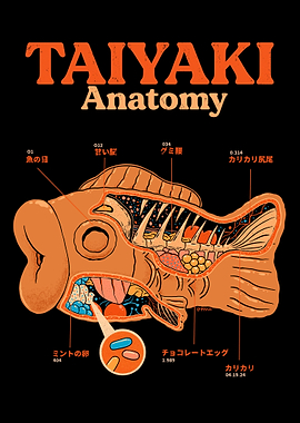 Taiyaki anatomy