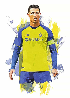 soccer player abstract