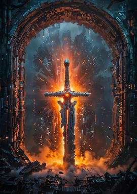 Futuristic Tech Sword