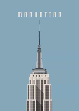Manhattan Travel Poster