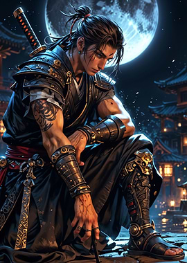 Moonlit Samurai