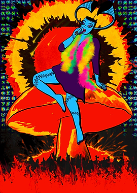 Psychedelic Mushroom Dream