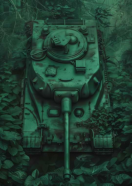 The Camouflaged Tank