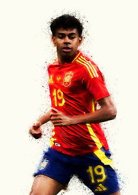 Lamine Yamal Painting