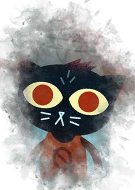 fantasy night in the woods