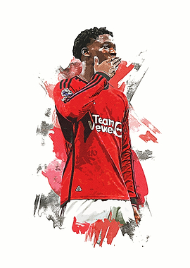 Kobbie Mainoo Abstract