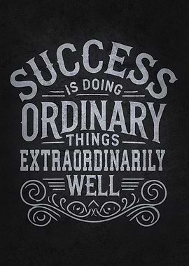 Success vs Extraordinary