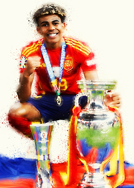 Lamine Yamal Watercolor