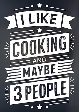 Funny Kitchen Typography