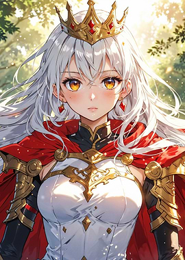 Regal Warrior in Forest