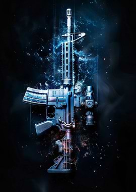 M4 Carbine weapon graphic