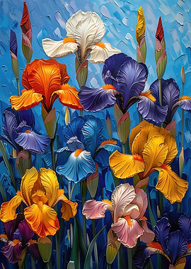 Iris Splendor oil style