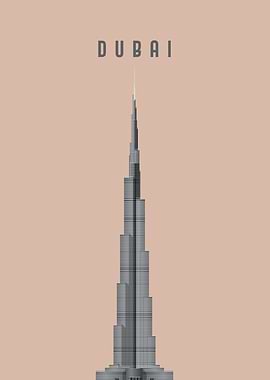 Dubai Travel Poster