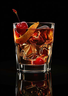 Classic Manhattan Cocktail