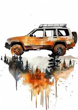 Art Jeep Cherokee