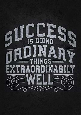 Success vs Extraordinary